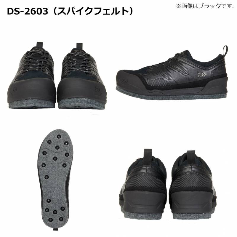 ダイワ フィッシングシューズスパイクフェルト) グリーンカモ DS-2603