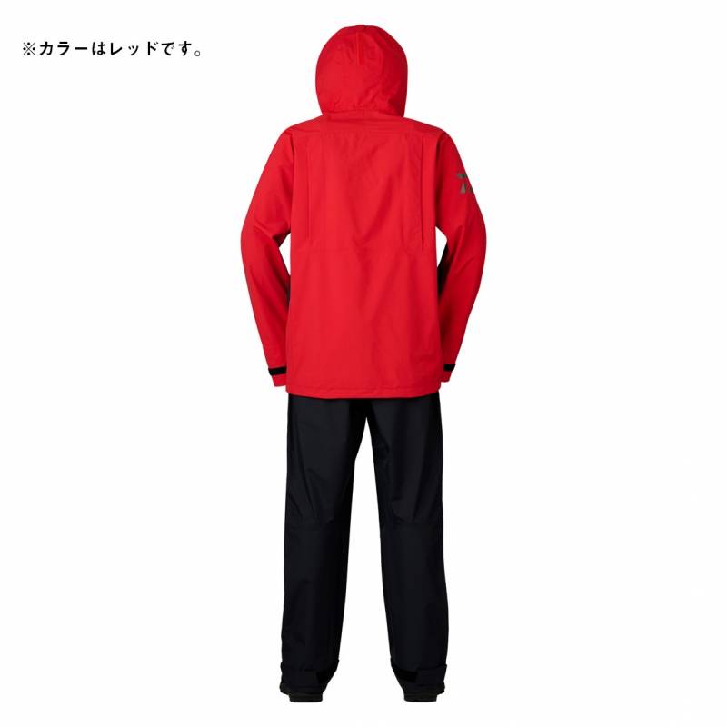 ダイワ レインマックス エキスパートタフレインスーツ レッド 2XL DR