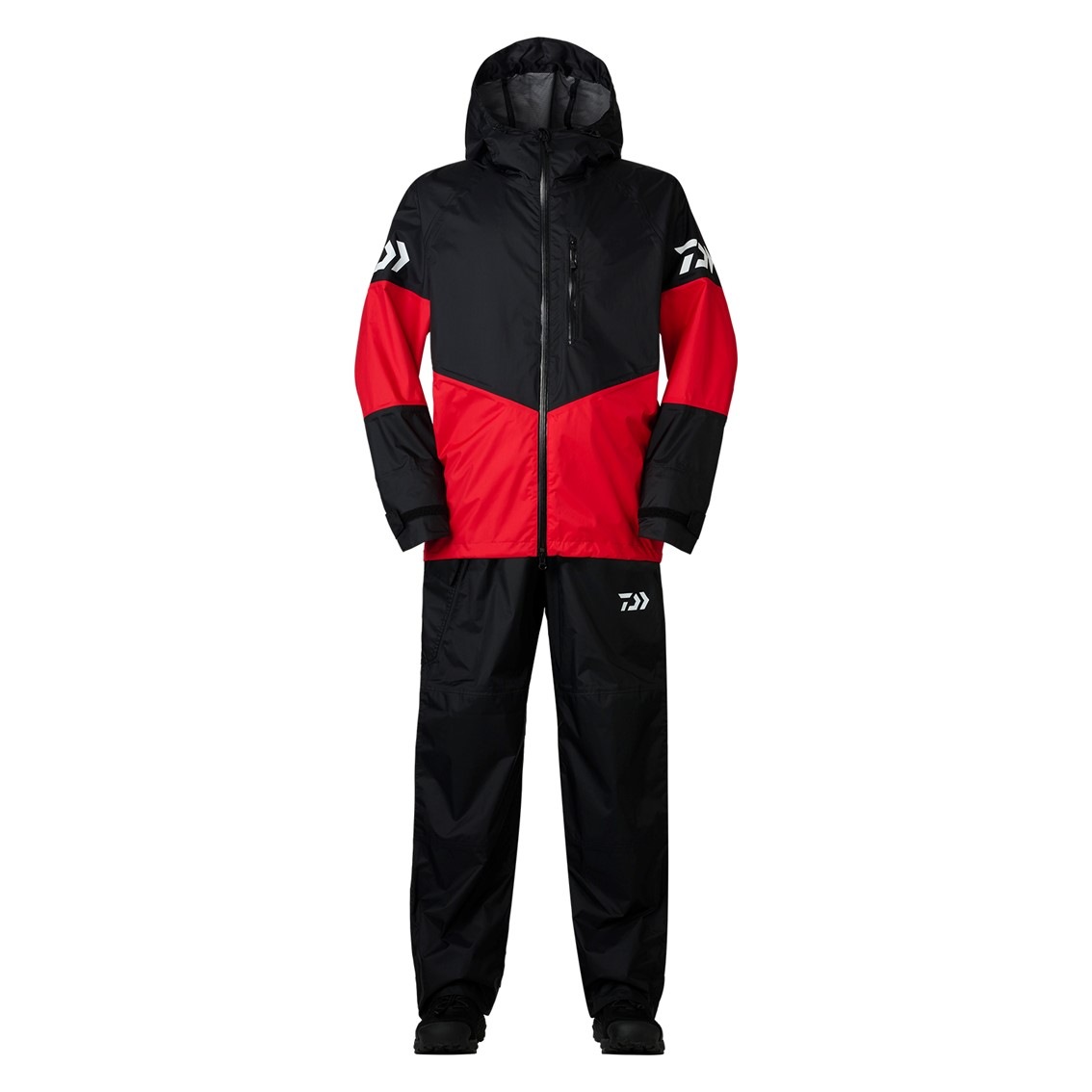 ダイワ レインマックス シールドレインスーツ レッド 2XL DR-3224