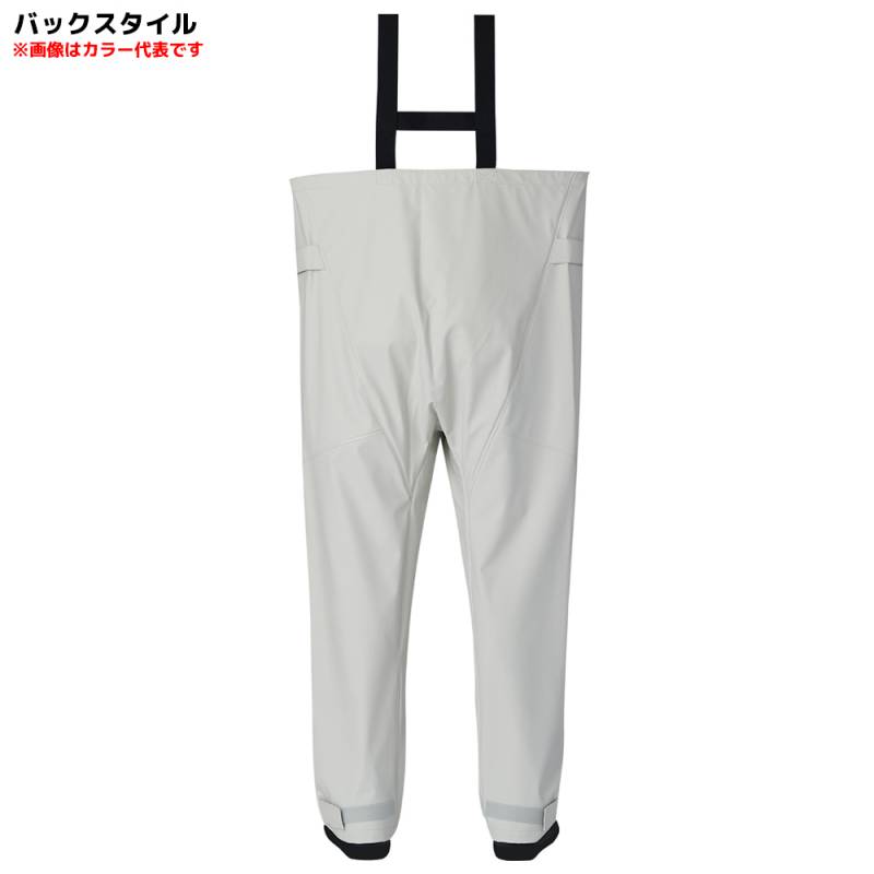 【新品タグ付】ダイワ オーシャンレインサロペット　グレー 3XL ダイワ オーシャンレインサロペット ライトグレー DR-6225P (レイン