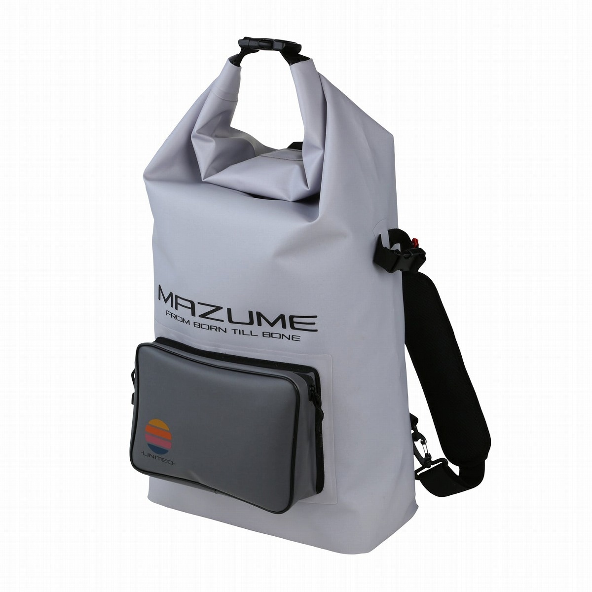 mazume(マズメ) mzウォータープルーフバッグ 40L ライトグレー MZBK