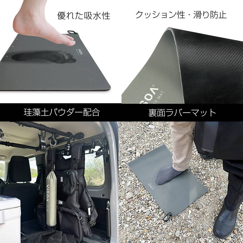 槌屋ヤック 足マット U-A25 (ソフトマット 着替え用 足置き