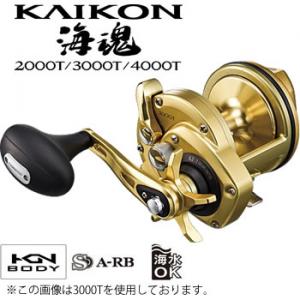 シマノ 海魂(KAIKON) 4000T (石鯛リール) | タイコリールM 『(魚種)両
