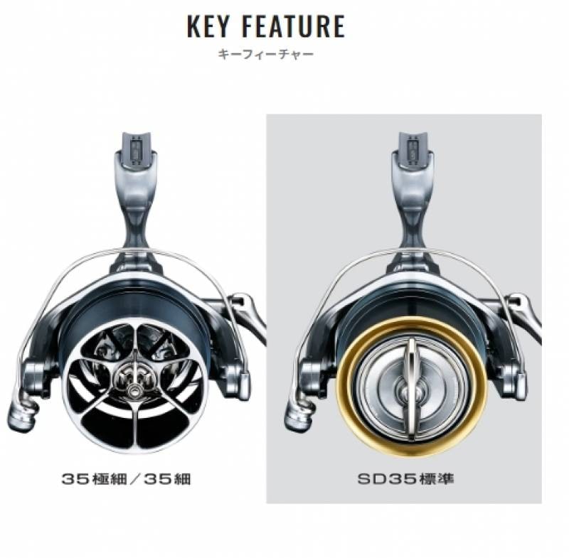 シマノ 24 フリーゲン35 細糸 (Shimano 遠投スピニングリール) | 投用