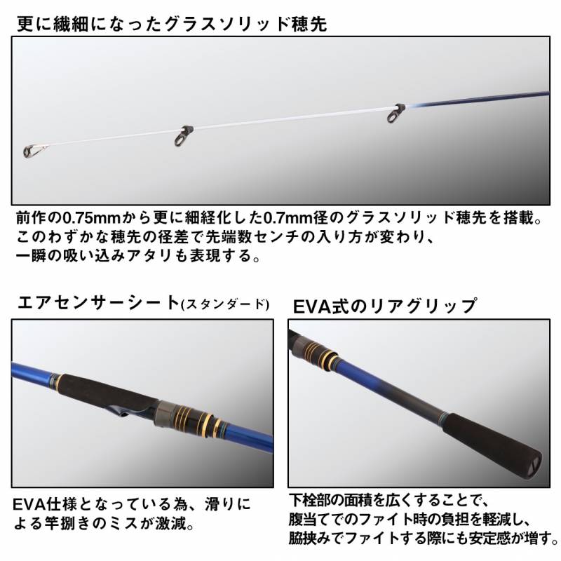 ダイワ クラブブルーキャビンさぐりづり MH-350 J (Daiwa 竿 ロッド
