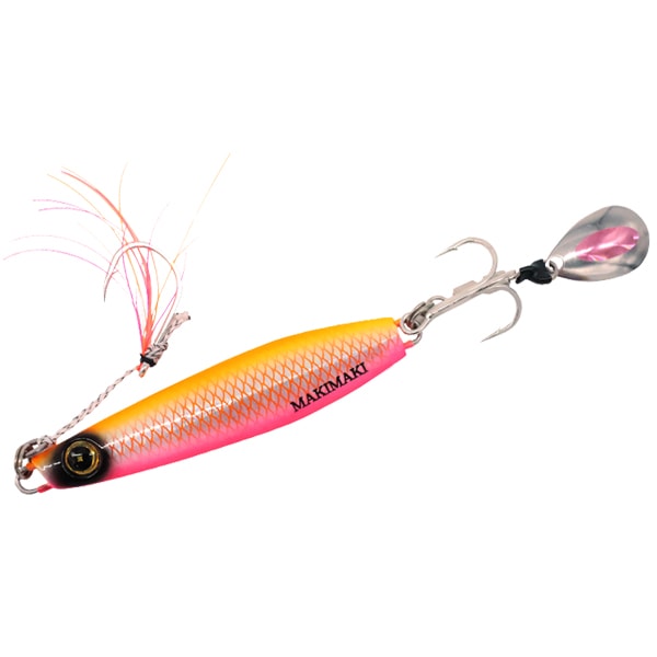 ハヤブサ ジャックアイ マキマキ 40g #25 リアル魚鱗UVフラッシュオレ