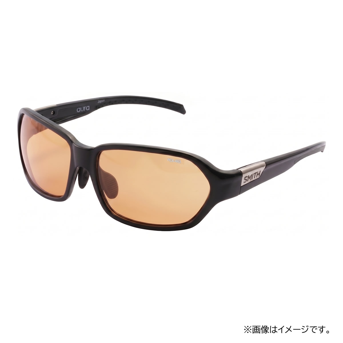 SMITH オーラ 第3世代 マットブラック X-ブラウン32×シルバーミラー