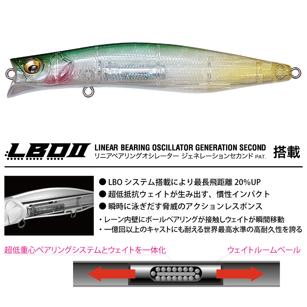 メガバス KAGELOU(カゲロウ) 100F 極上カラー ヴィジブルゴールド