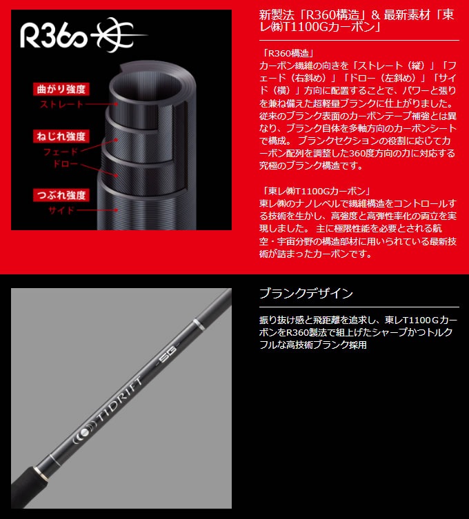 メジャークラフト タイドリフト 5G TD5-962M (シーバスロッド)(大型