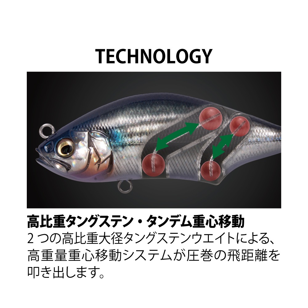 メガバス HADARA TRAP (ハダラトラップ) 70 GG キンボラ (シーバス