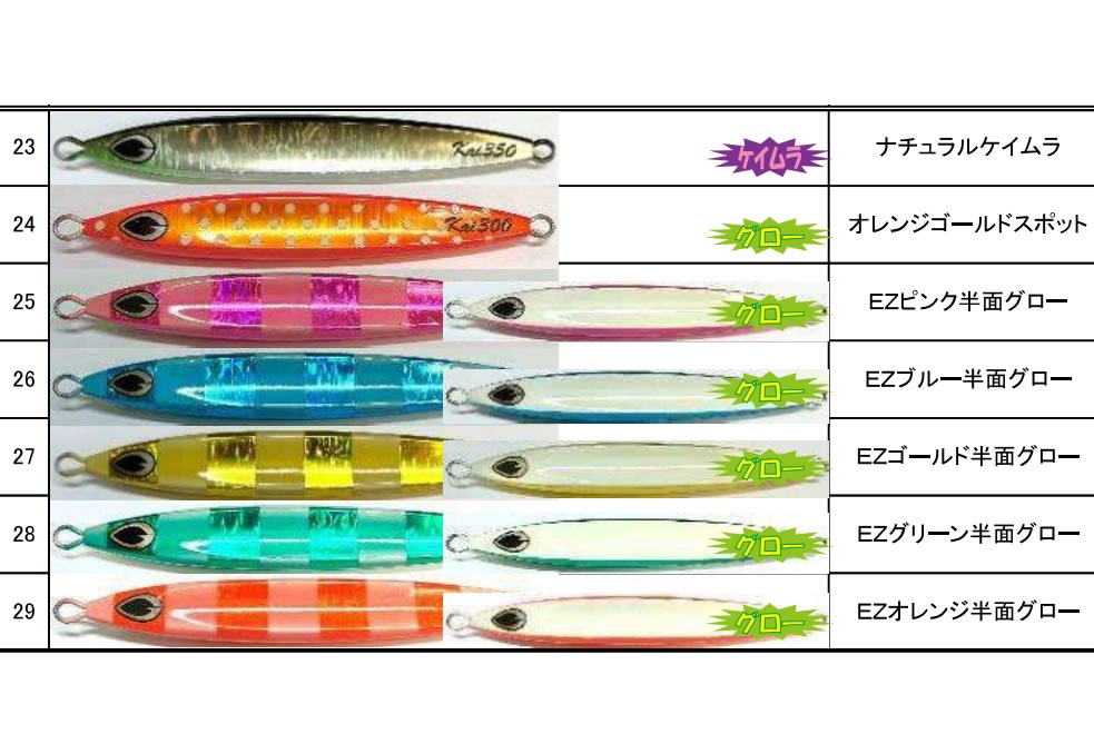全7色】 ビート カイ 250g 中深海スペシャルカラー (メタルジグ