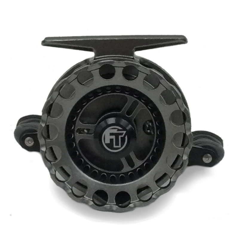 筏リールセット 黒王 light (左ハンドル) + 筏用糸(選べる1.5号～3号