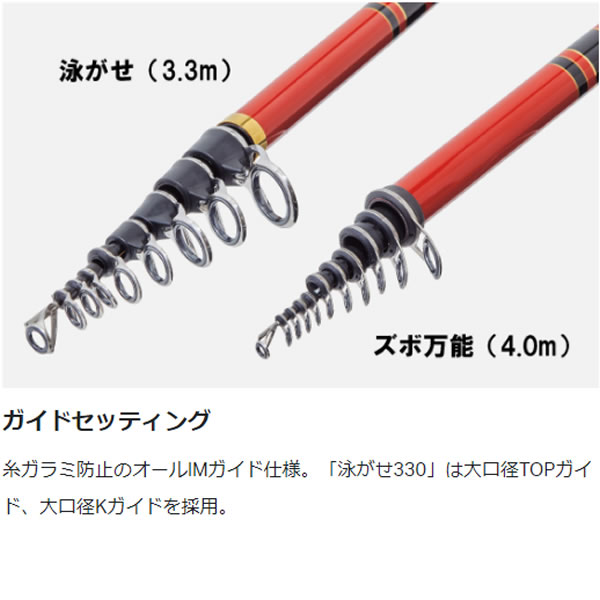 がまかつ 海上釣堀アルティメイトスペック ズボ万能 4m (磯竿) | 上物