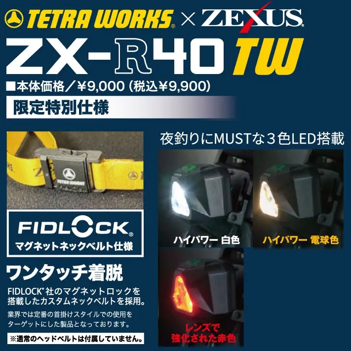 デュオ テトラワークス×ZEXUS LEDヘッドライト ZX-R40TW (ヘッドライト