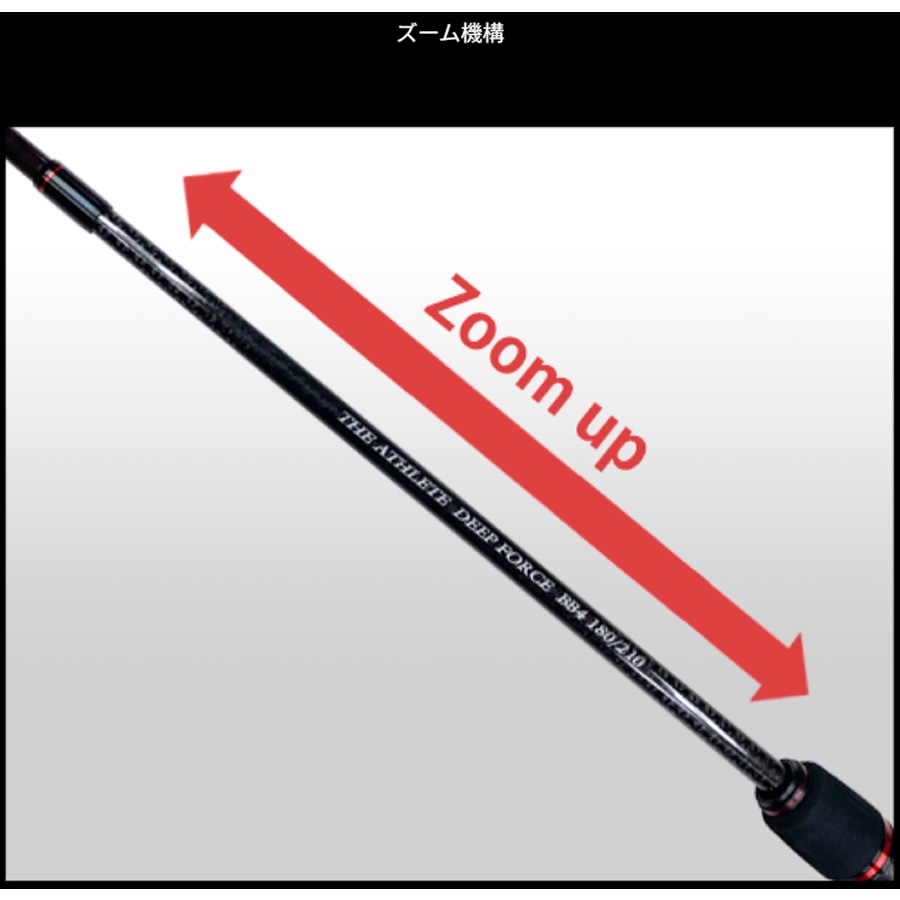 黒鯛工房 カセ筏師 THEアスリート ディープフォース BB4 180/210 (竿