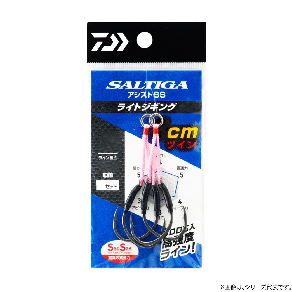 ダイワ ソルティガアシストSS ライトジギング 1cm ツイン #3/0