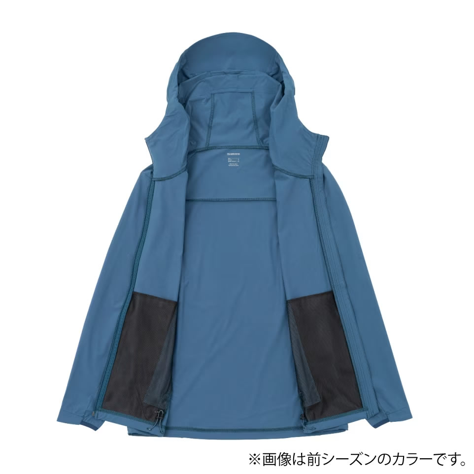 シマノ フィッシングジャケット WJ-020W インショアブルー シマノ テックフーディー インショアブルー WJ-020W (フィッシング