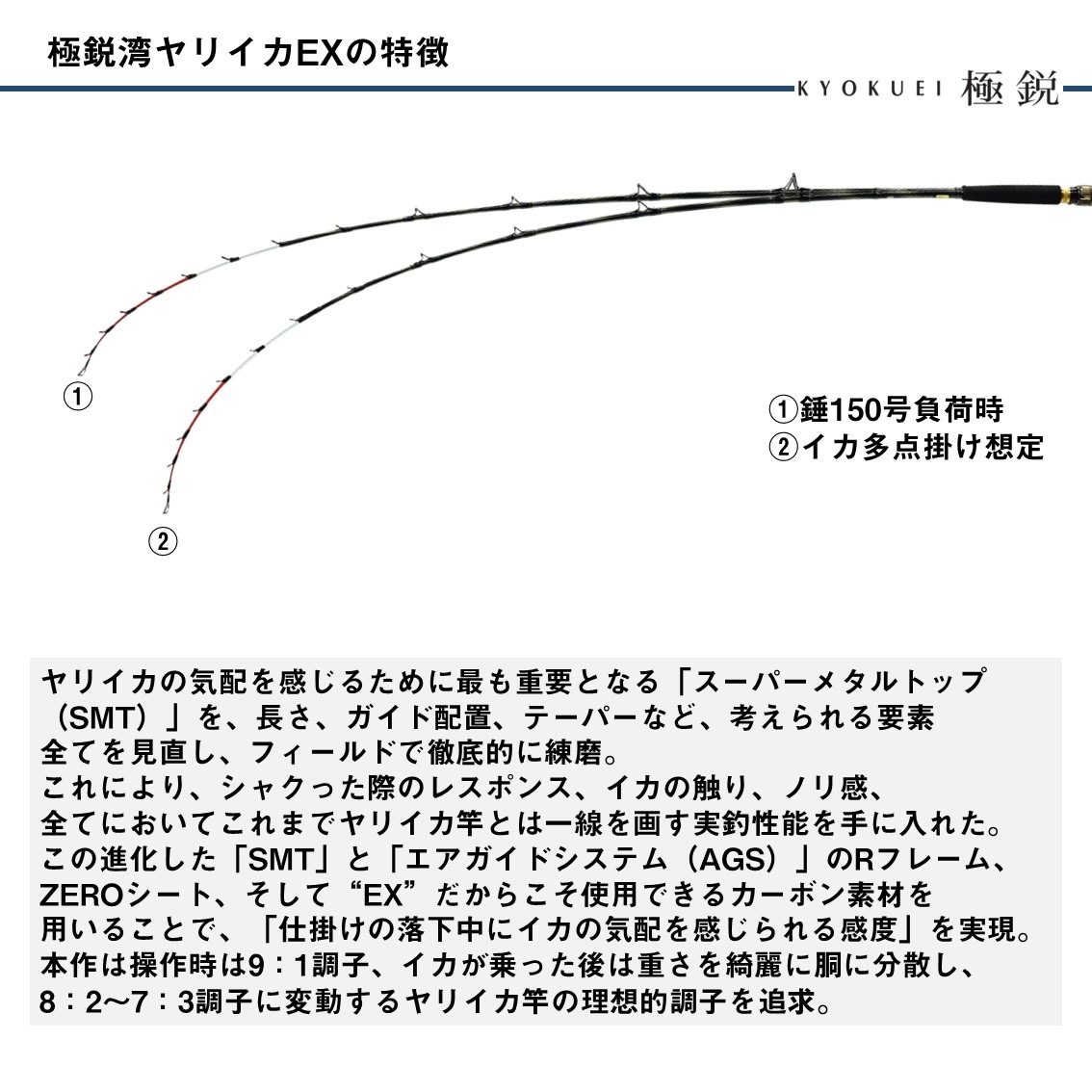 ダイワ　24極鋭ヤリイカ　EX 173 ダイワ 極鋭ヤリイカEX 173 J (Daiwa 竿 ロッド 船 海 釣り)(大型商品A