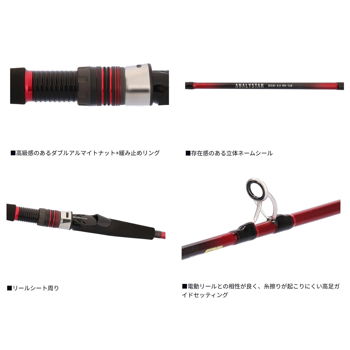ダイワ 26 アナリスター ビシアジ MH-160 J (Daiwa 竿 ロッド 船 海