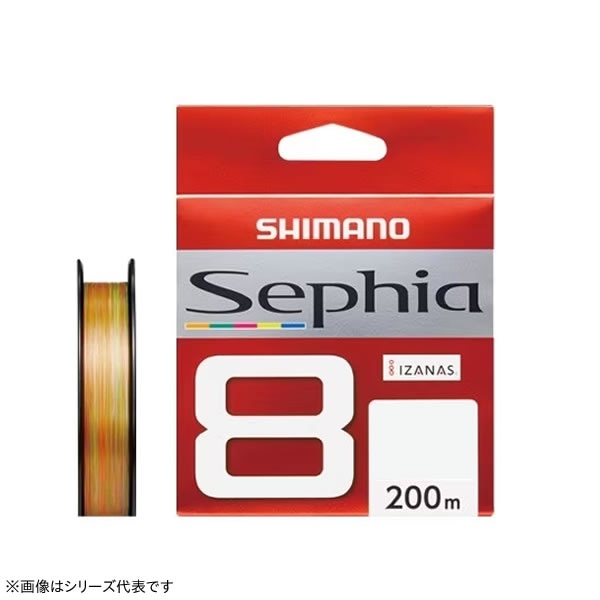 シマノ セフィア8 10m×5カラー 200m LD-E61W (エギングライン PEライン