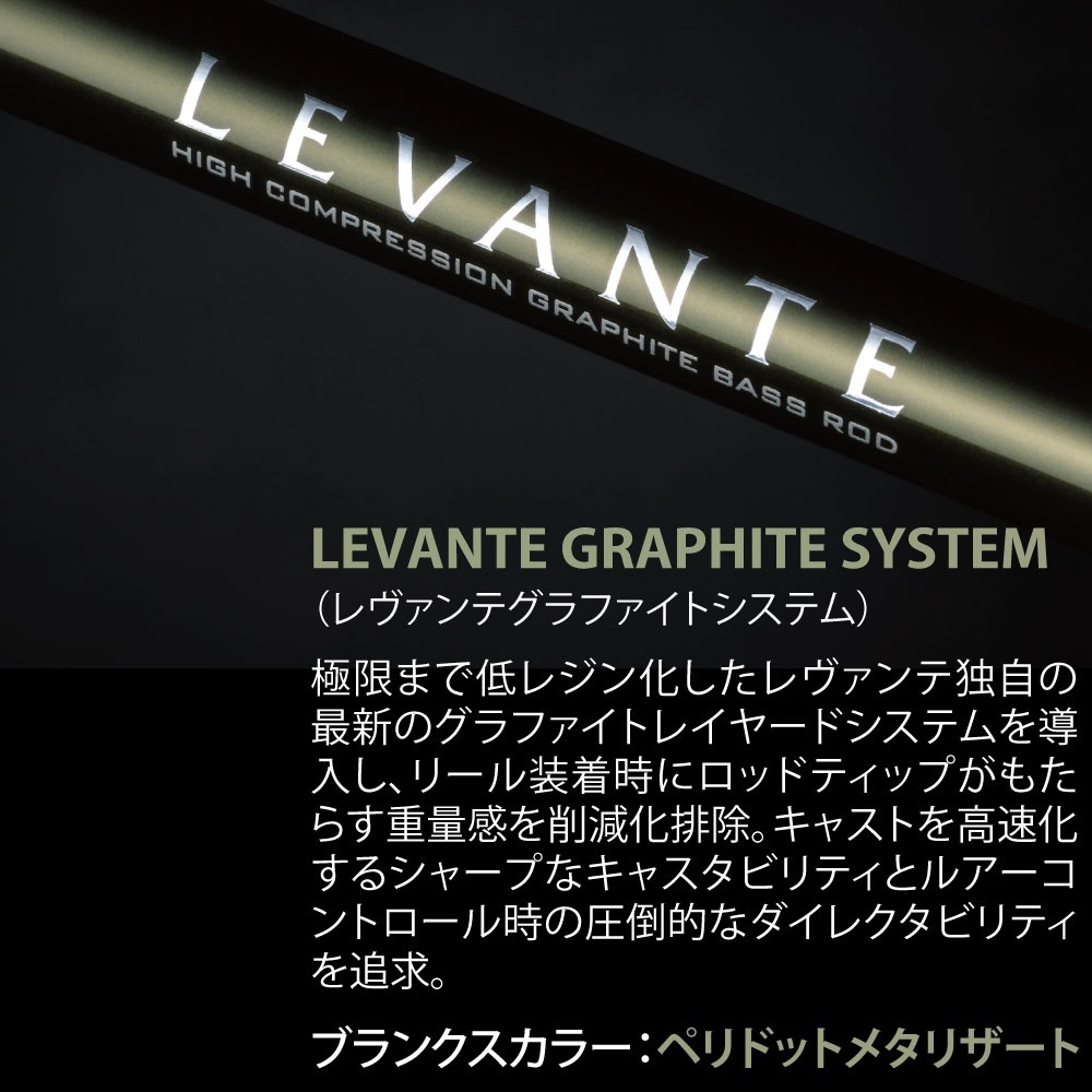 メガバス LEVANTE (レヴァンテ) JP MULTI PIECE (2019) F2-69LVS 4P