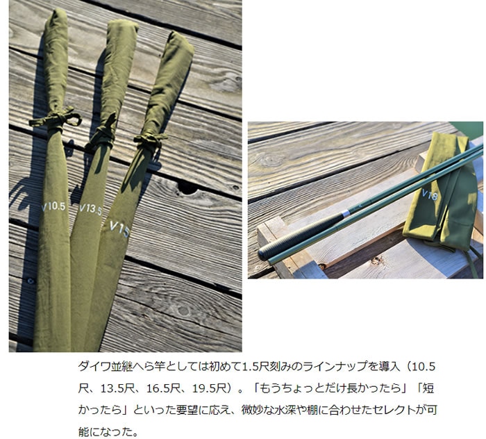 ダイワ ヘラ HERA V 16.5 (へら竿 のべ竿) | のべ竿M 『のべ竿
