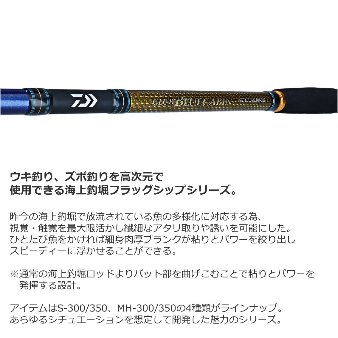 ダイワ CBCメタルチューン MH-300 Q (磯竿) | 上物磯竿M 『磯竿
