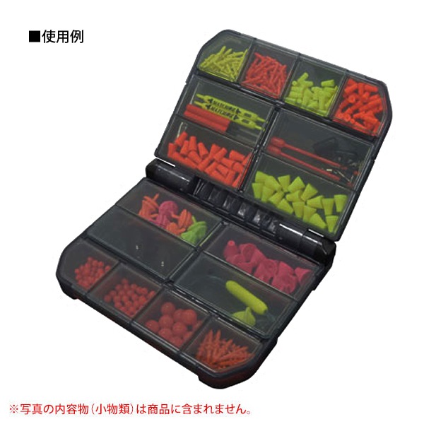 釣研 TGパーツケースワイド 16SD ブラック (ボックス ケース