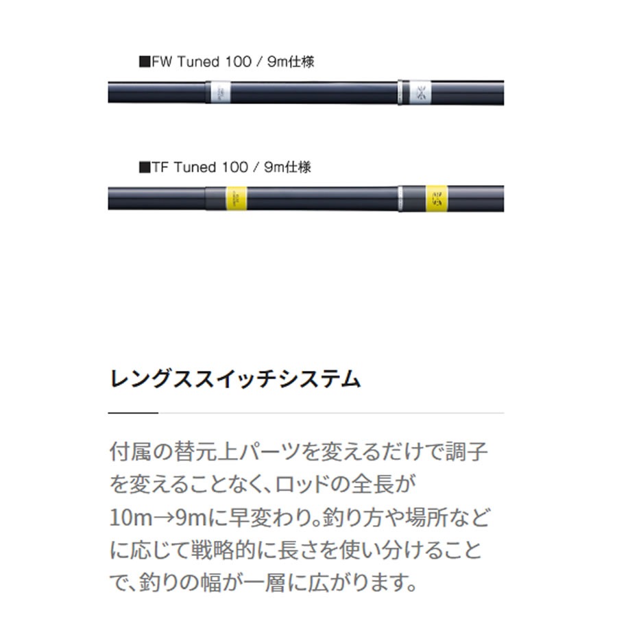 シマノ 23 スペシャルナギナタ FW100 (鮎竿)(大型商品A) | 鮎竿M『 鮎