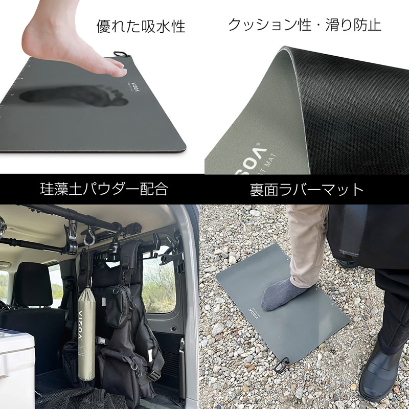 槌屋ヤック 足マット U-A25 (ソフトマット 着替え用 足置き