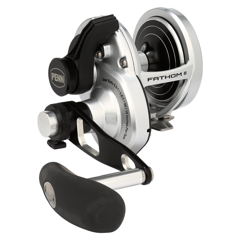 ペン PENN ファゾム2 2スピード 25NLD2 ナロースプール 右ハンドル