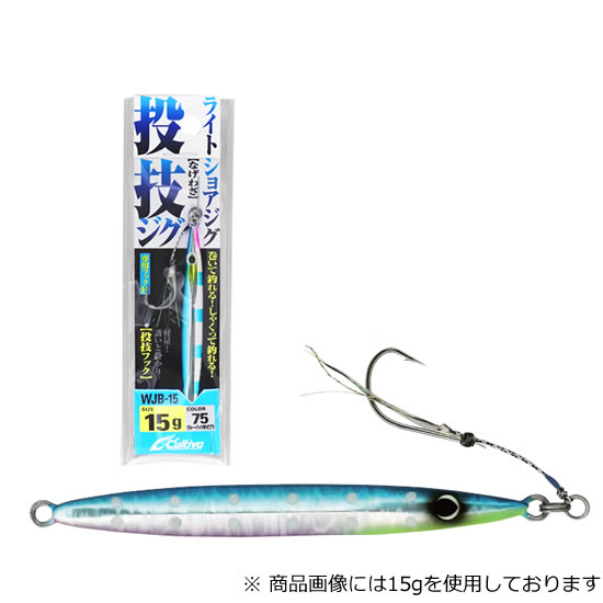 オーナー 投技ジグ 25g 2018年カラー WJB-25 (ショアジギング