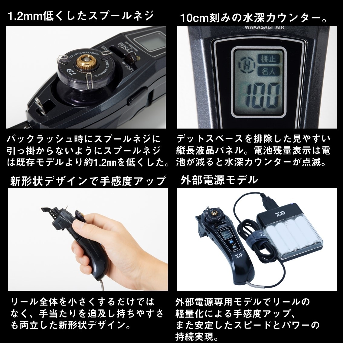 ダイワ クリスティア ワカサギAIR ブルーパープルムーブ (Daiwa