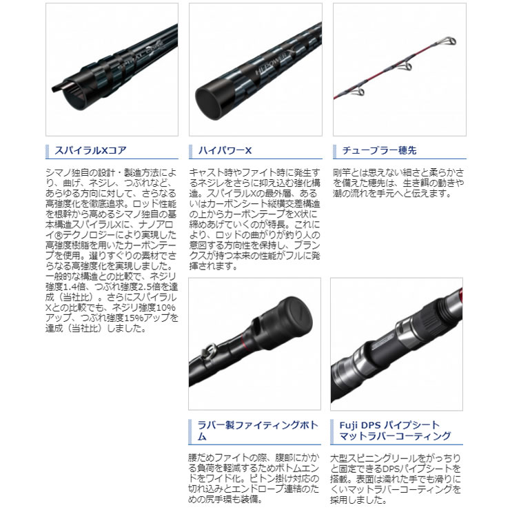 レマーレBG H475S シマノ レマーレ BG H475S (磯竿) | 上物磯竿T 『磯竿