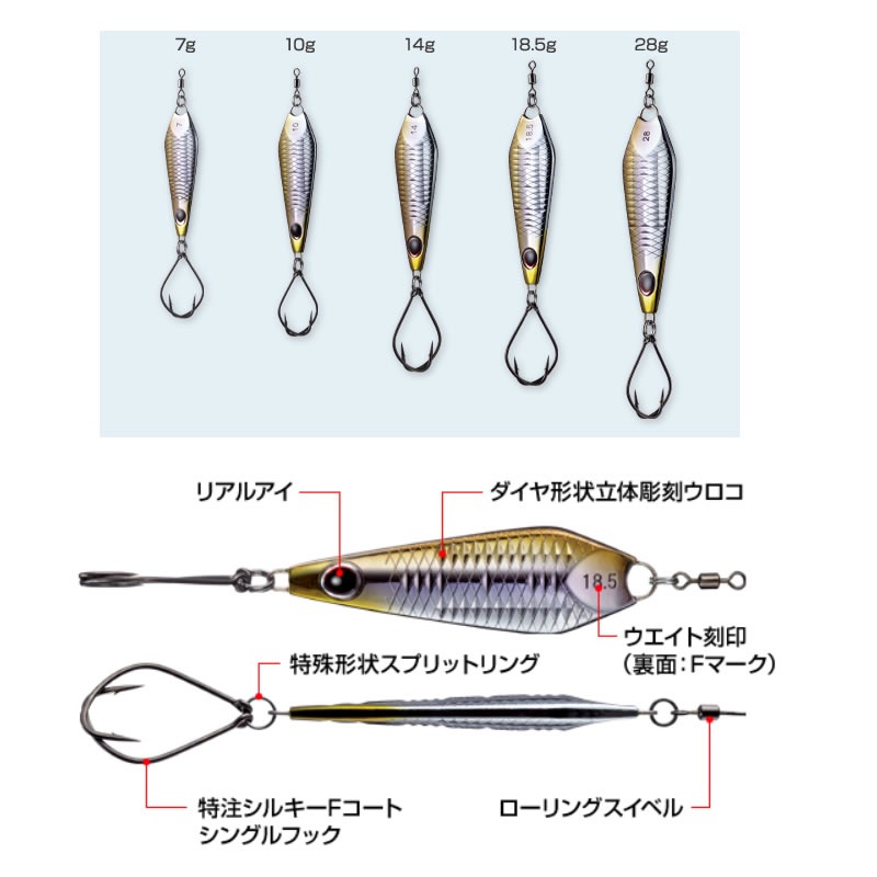 全10色】 エバーグリーン コンバット メタルマスター Fエコ 14g
