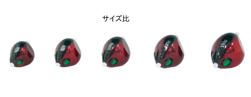 全4色】 アルファタックル クレイジー タイラバヘッド 60g (鯛ラバ