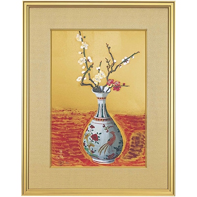 小倉遊亀 作　梅 小倉遊亀「梅」＜額＞｜エンディショップ【公式通販】