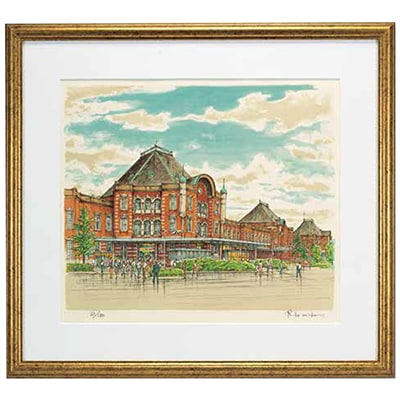 富田利吉郎「東京駅」＜額＞｜エンディショップ【公式通販】