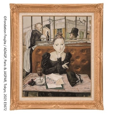 特大サイズ　藤田嗣治　カフェにて　豪華額装品 藤田嗣治「カフェにて」＜額＞｜エンディショップ【公式通販】