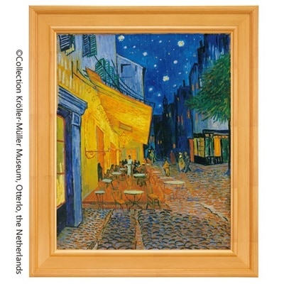 74.5cmフィンセント・ファン・ゴッホ「夜のカフェテラス」ファイングラフィ フィンセント・ファン・ゴッホ「夜のカフェテラス」｜エンディ