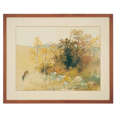 川合玉堂「高原深秋」＜額＞｜エンディショップ【公式通販】