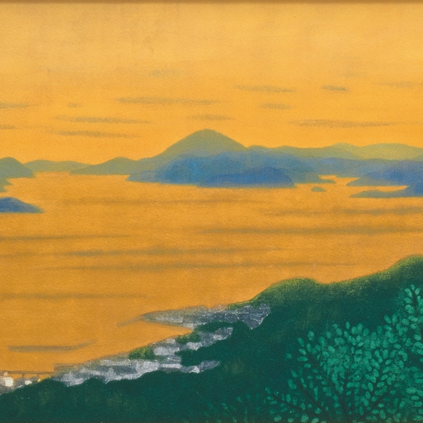 平山郁夫「燦・瀬戸内（輝く瀬戸内海）」＜額＞｜エンディショップ