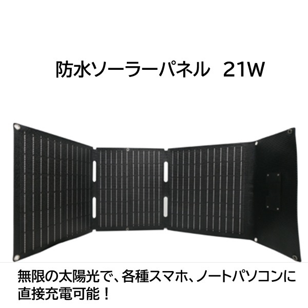 ZS3-3 FMウルトラセーフ+防水ソーラーパネル21Wセット｜エンディ