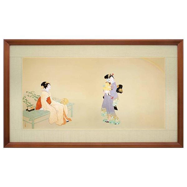 阿部盛有、【虹の郷】、希少な額装用画集より、新品額装付、状態良好 西野陽一、【壷】、希少画集画、新品高級額 額装付、状態良好の通販 by