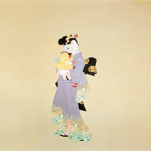 上村松園、舞仕度、希少画集画、新品額装付 楽天市場】上村松園「序の舞」複製画 額入り 色紙額 特殊工芸画 人物