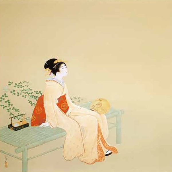 上村松園「虹を見る」＜額＞｜エンディショップ【公式通販】