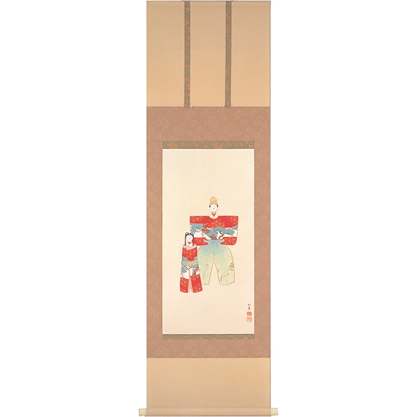 上村松園　御ひな之図　複製画 上村松園「御ひな之図」＜額＞｜エンディショップ【公式通販】