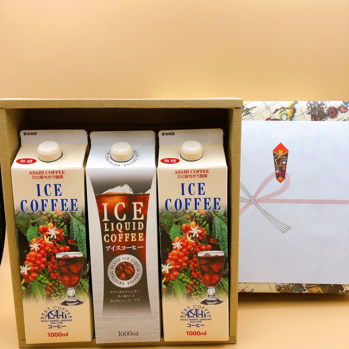 ≪送料無料≫　御中元　父の日 ギフト コーヒー ト アイス コーヒー ギフト 無糖 2本 加糖１本 リキッドアイスコーヒー