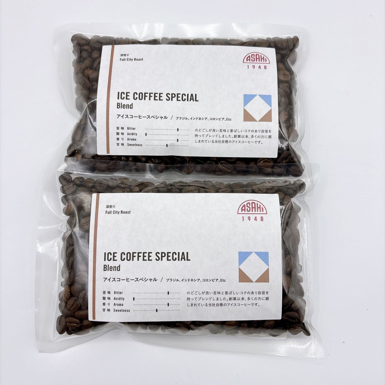 クリックポスト    同一梱包不可【送料無料】アイスコーヒースペシャル　200g　100gＸ2袋　エスプレッソやカフェオレにも