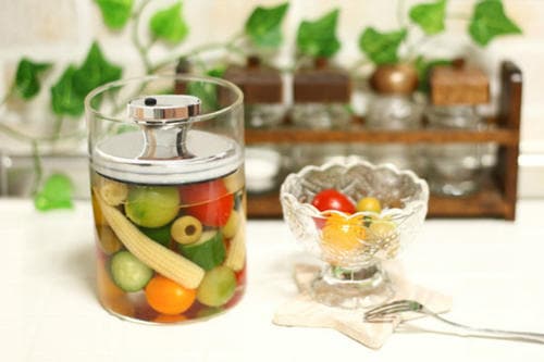 リブデザイン ガラス保存容器 8個セット　キャニスター リブデザイン ガラス保存容器 8個セット キャニスター リブデザイン